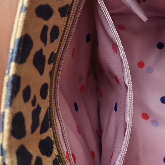 Stella and Dot Canvas Leopard Print Bag - Picture 12 of 13